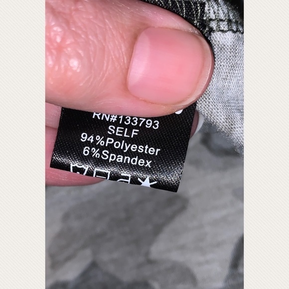 Plus Size Camo Short Sleeve Top - Picture 10 of 10